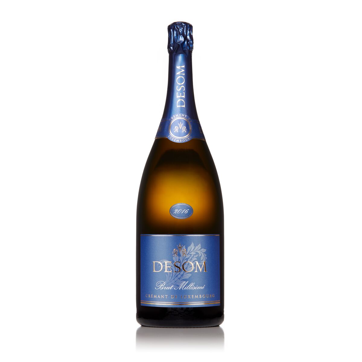 [3571 2018] MAGNUM - Desom Brut MILLESIME 2018
CREMANT DE LUXEMBOURG 
GRANDE MÉDAILLE D`OR CMB 2018